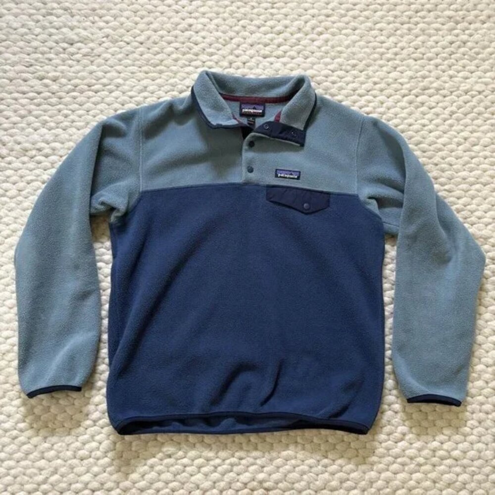 Patagonia Synchilla Fleece Snap Pullover Sweatshirt Women Medium